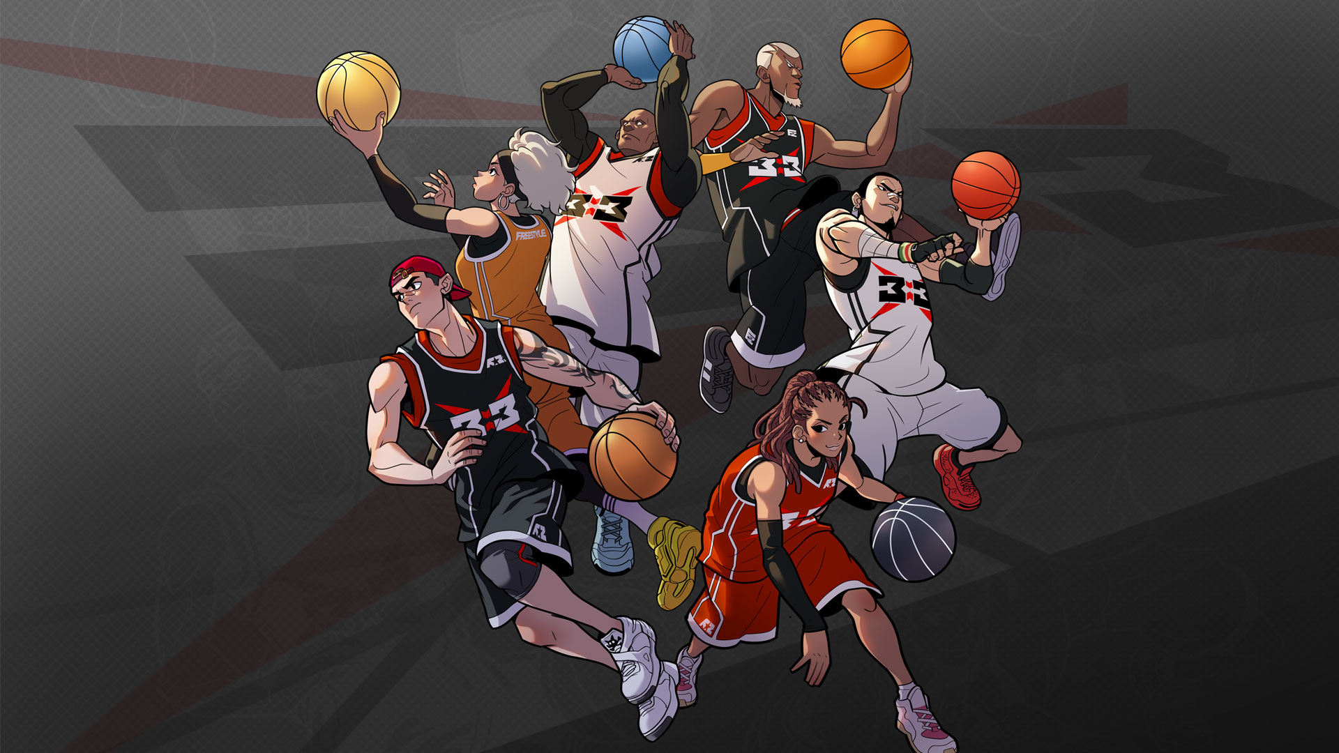 炫酷酷炫风篮球对抗赛宣传海报设计图片下载 - 觅知网